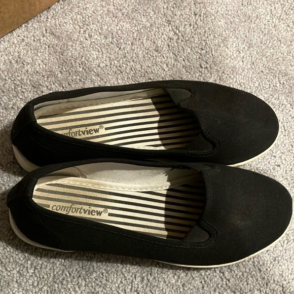 Comfortview Black Slide On Shoes - Picture 1 of 7